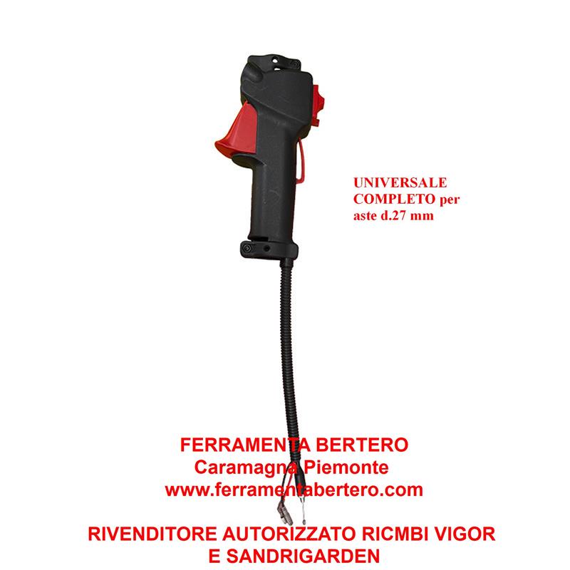  Manettino IMPUGNATURA acceleratore completo per asta  D 27 mm
